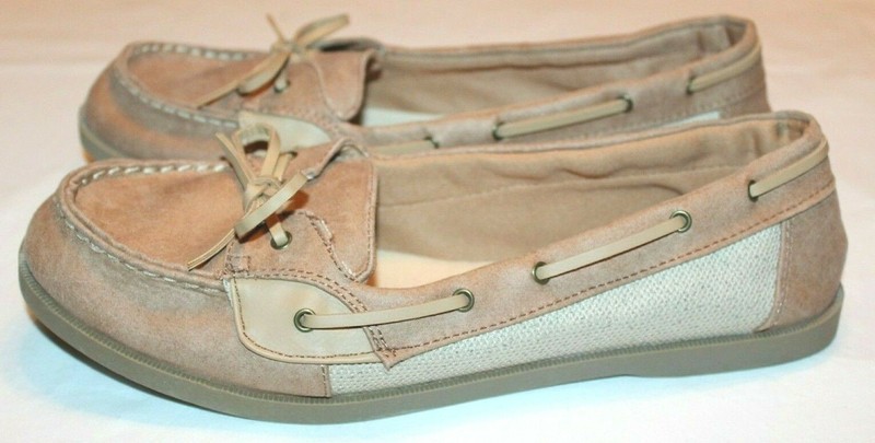 American Eagle Toddler Girls' Beck Bekka Tan Moc Mocassin Slip-On Boat Shoes