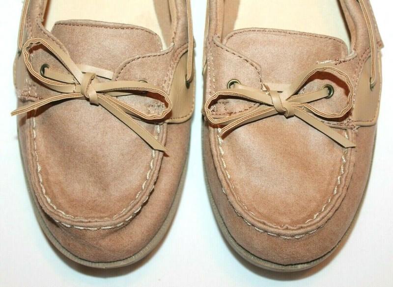 American Eagle Toddler Girls' Beck Bekka Tan Moc Mocassin Slip-On Boat Shoes