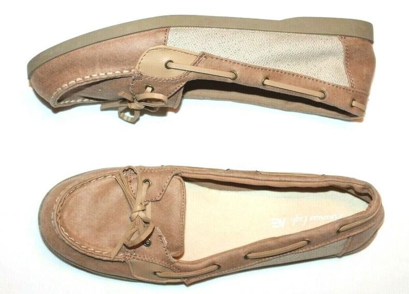 American Eagle Toddler Girls' Beck Bekka Tan Moc Mocassin Slip-On Boat Shoes