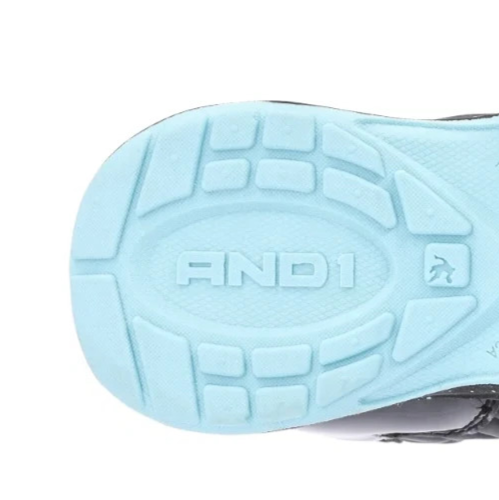 AND1 Big Kids BOY'S Size 6 Hi-Top Zip Athletic Sneakers Color MULTICOLOR NEW