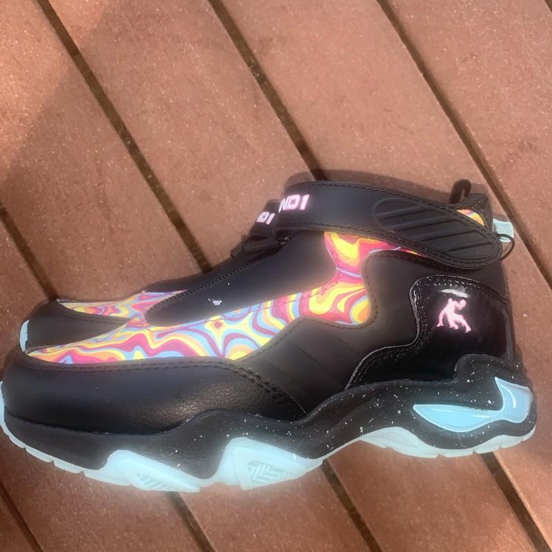 AND1 Little Tooth Shoes Sz 2 Hi-Top Zip Athletic Sneakers Color MULTICOLOR NEW