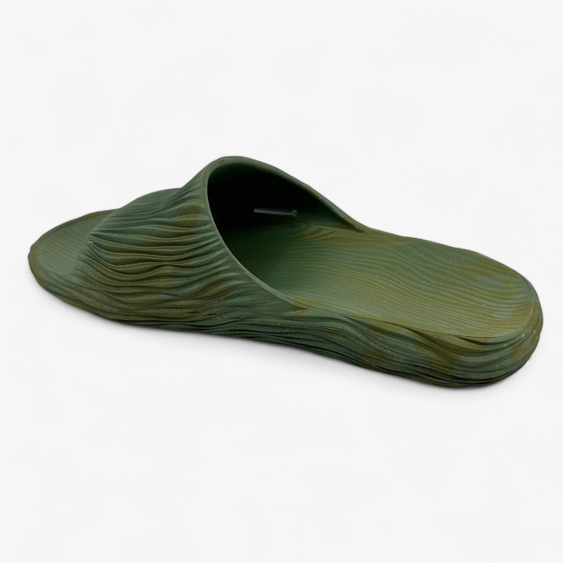 AND1 Mirage Rifle Green Marble Kids Boys Sandal Slide