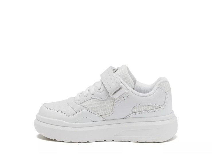 AND1 White Platform Court Basketball Big Girls Sneakers Shoes Size 2 GMA123ES156