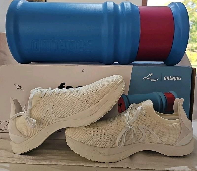 Antepes Men 11 Light Spect Muscle Runners Running Shoes White Breathable NEW