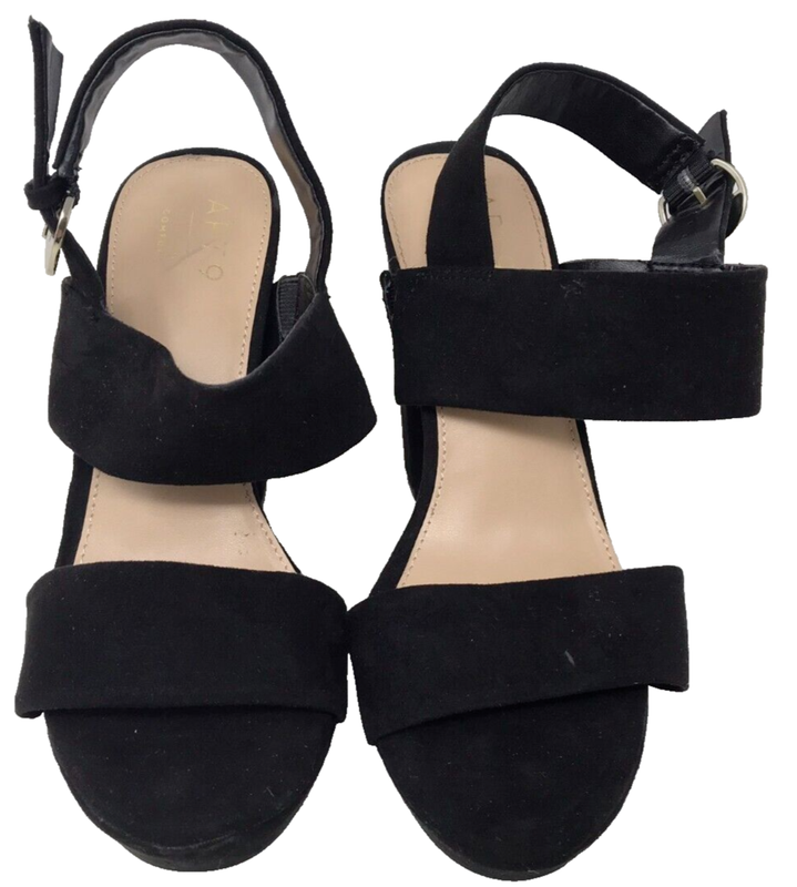 Apt. 9 Women's Encourage Platform High Heel Dress Shoes Black Size:10 109B