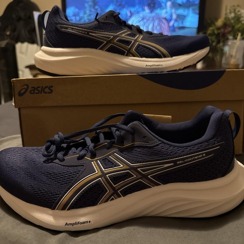 ASICS Gel-Contend 9 Men's Running indigo blue/white size 9.5