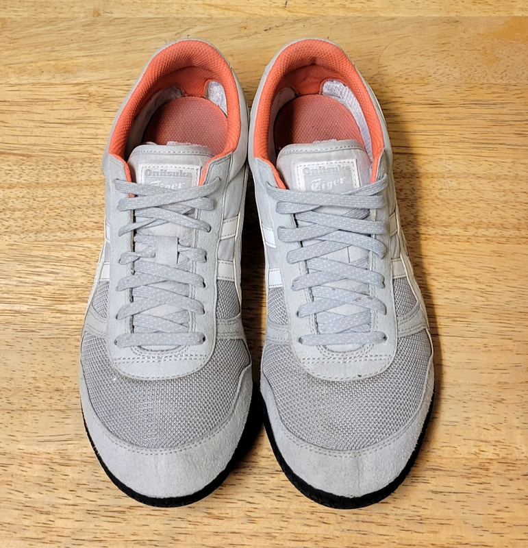 Asics Onitsuka Tiger Ultimate 81 Women's Gray White Shoe Sneakers HN567 Size 10