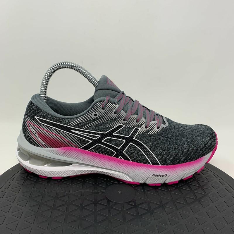 Asics Womens GT-2000 10 Running Shoes Size 7 Narrow Gray Sneakers Gel Training