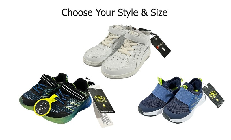 Athletic Works Toddler Boys' Athletic Sneakers Shoes