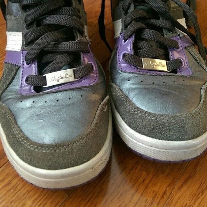 Australian Sneakers - Grey Purple White - Size 5