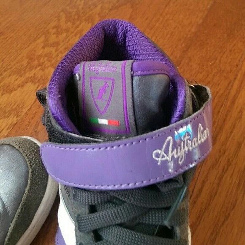 Australian Sneakers - Grey Purple White - Size 5