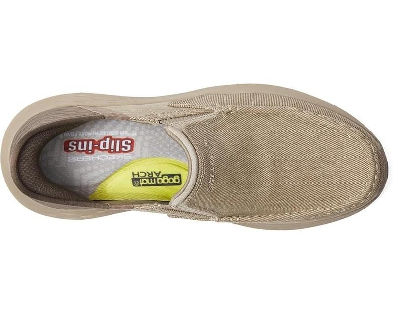 AUTHENTIC⚡Men's SKECHERS Slip-Ins: Parson - Dewitt Taupe Medium - ALL SIZES