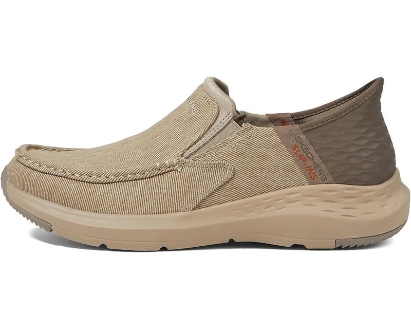 AUTHENTIC⚡Men's SKECHERS Slip-Ins: Parson - Dewitt Taupe Medium - ALL SIZES