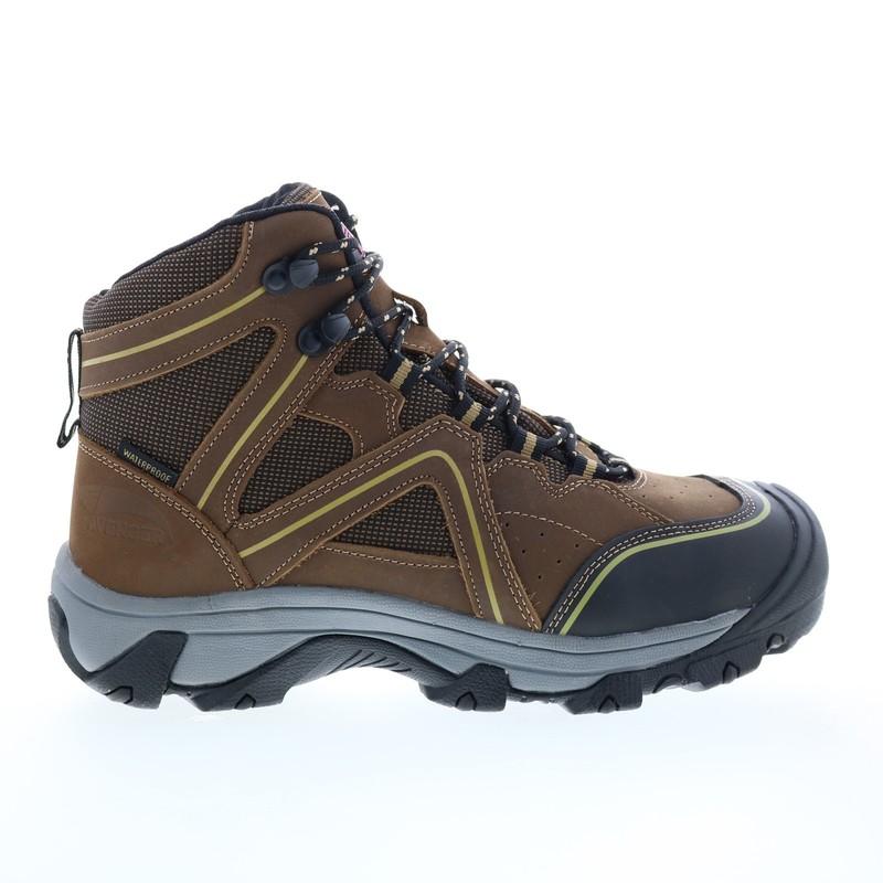 Avenger Crosscut Steel Toe Waterproof A7751 Womens Brown Leather Work Boots 9.5