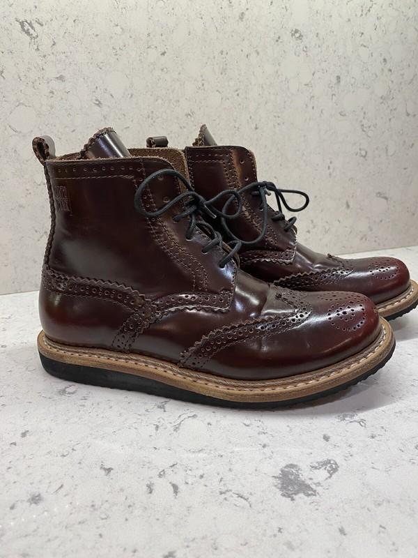 Awesome ORTODOUX BloodRain MiniOctane HERITAGE KIDS WINGTIP BOOTS Youth Boys 1