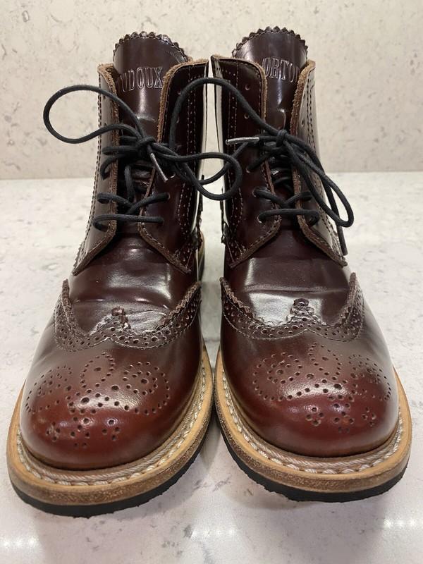 Awesome ORTODOUX BloodRain MiniOctane HERITAGE KIDS WINGTIP BOOTS Youth Boys 1