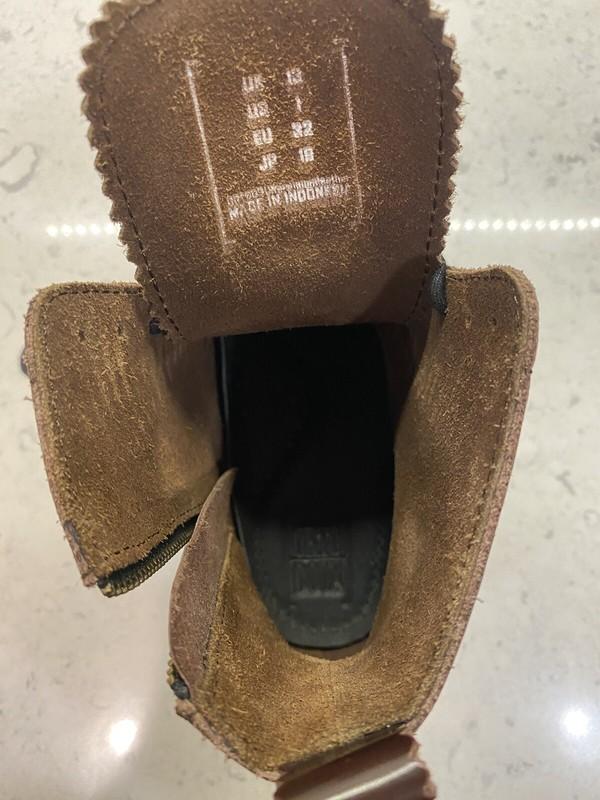 Awesome ORTODOUX BloodRain MiniOctane HERITAGE KIDS WINGTIP BOOTS Youth Boys 1