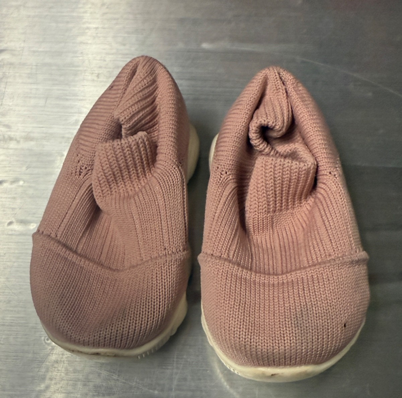 Baby and Toddler Pink athletic shoes slip on size 15/125