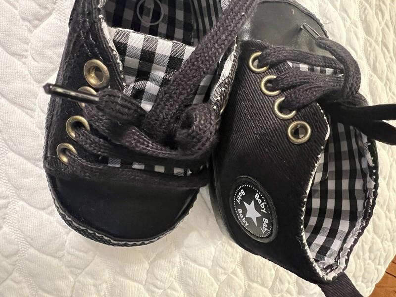 Baby Baby Baby Baby Size 1 High Top Color Black ( T 1 )