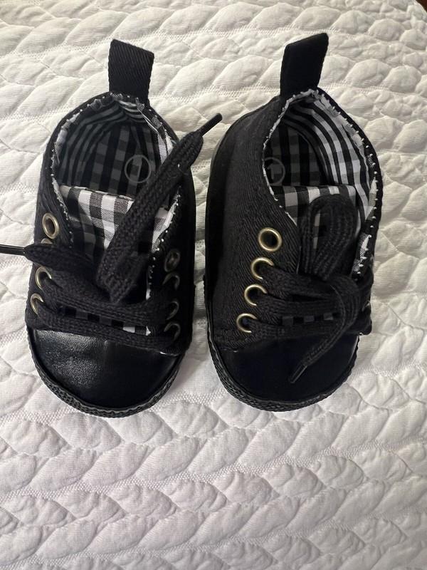 Baby Baby Baby Baby Size 1 High top Color Black ( T 1 )