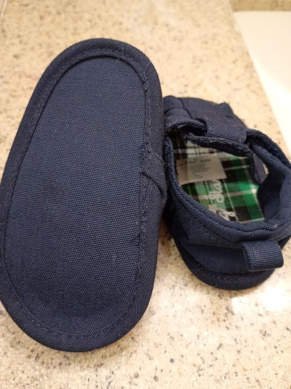 Baby Boy Blue Strapped Summer Sandals 0-3 Shinning Star