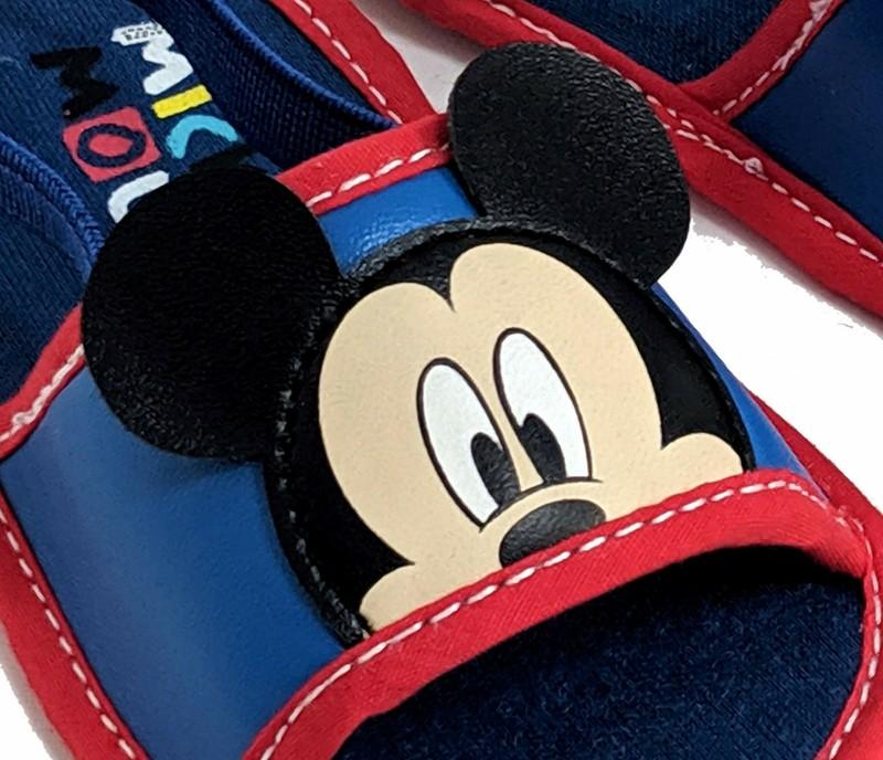 BABY BOY MICKEY MOUSE FLIP FLOP WITH BACK STRAP SANDALS 0-3 MONTHS