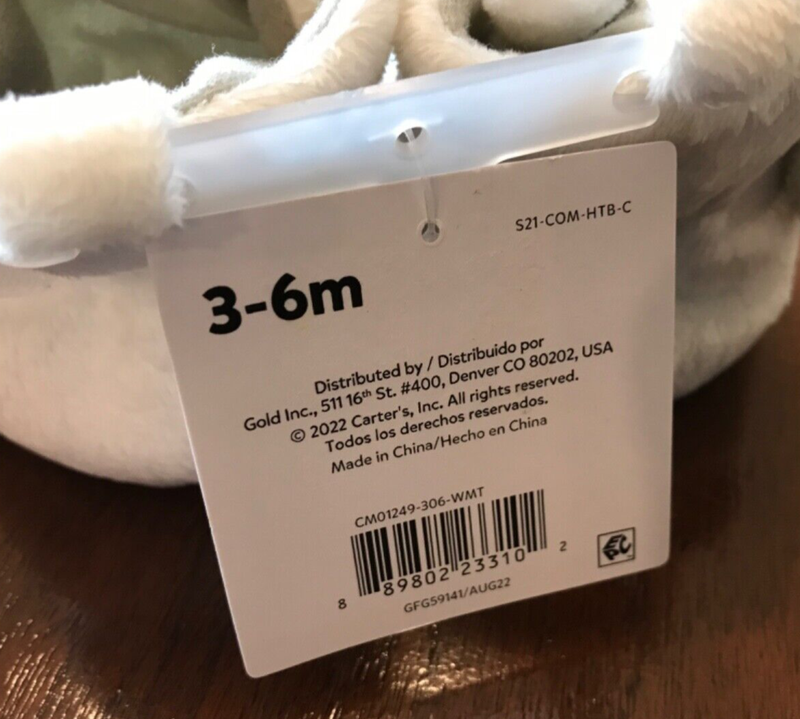 BABY BUNNY NEW SOFT WHITE BOOTIES 3-6 MONTHS CARTERS CHILD OF MINE NWT