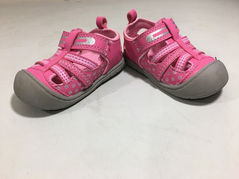 ?BABY BY OSH GOSH SZ 3 TODDLER GIRLS PINK SANDALS