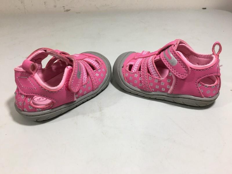 ?BABY BY OSH GOSH SZ 3 TODDLER GIRLS PINK SANDALS