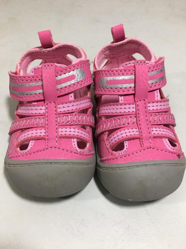?BABY BY OSH GOSH SZ 3 TODDLER GIRLS PINK SANDALS
