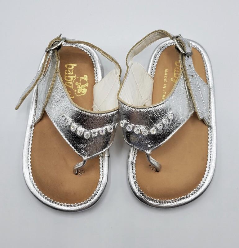 Baby Chick Baby Girls' Lightweight Leather Sandals Size 3.5 US / 19 EU NWOB