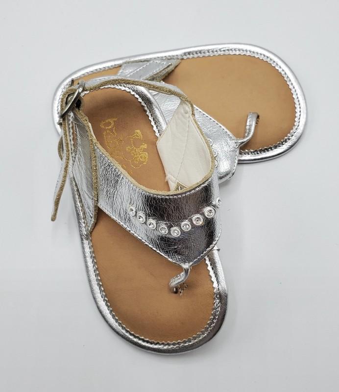 Baby Chick Baby Girls' Lightweight Leather Sandals Size 3.5 US / 19 EU NWOB