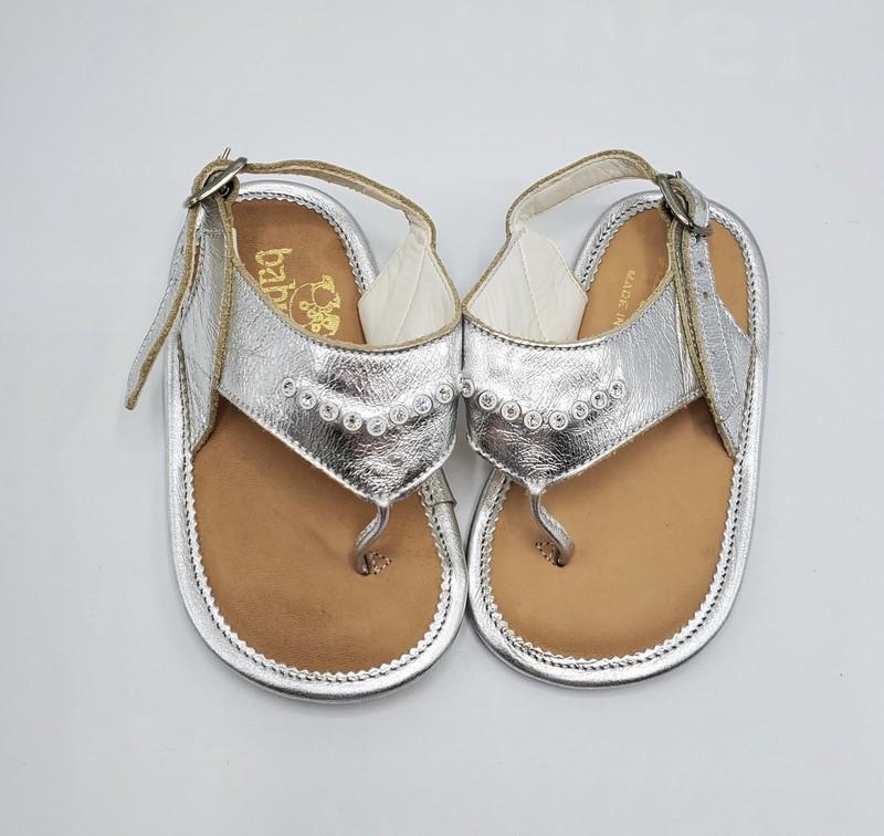 Baby Chick Baby Girls' Lightweight Leather Sandals Size 3.5 US / 19 EU NWOB