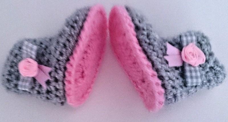 Baby CROCHET HANDMADE SHOES BOOTS BOOTIES KNITTING FIRST SHOES