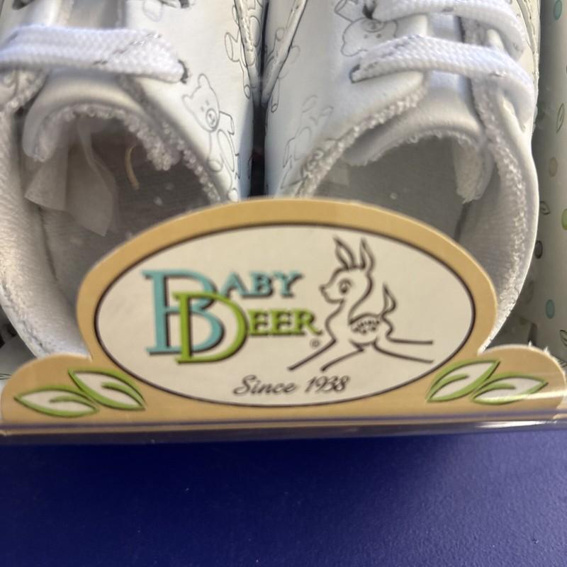 Baby Deep Size 2 Solid Leather Crawling Shoes Teddy Bear Pattern