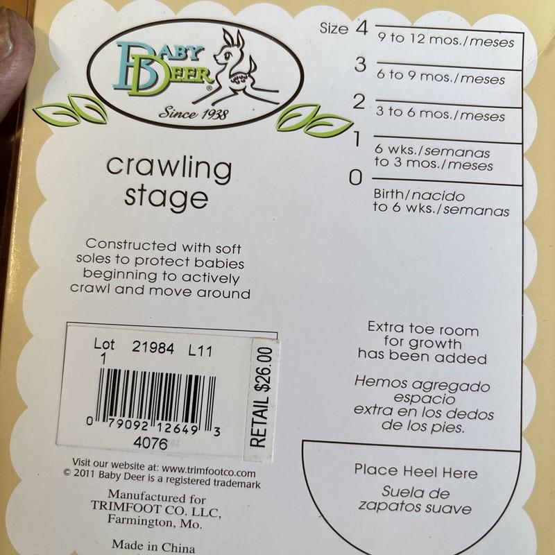 Baby Deer Size 3 Solid Leather Crawling Stage Teddy Bear Shoes Genuine Leather