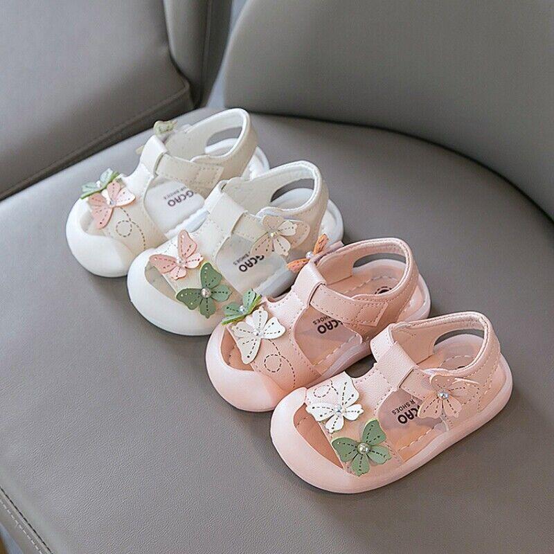 Baby Flower Girls Party Sandals Toddlers Slippers Non-slip Infant Holiday Shoes