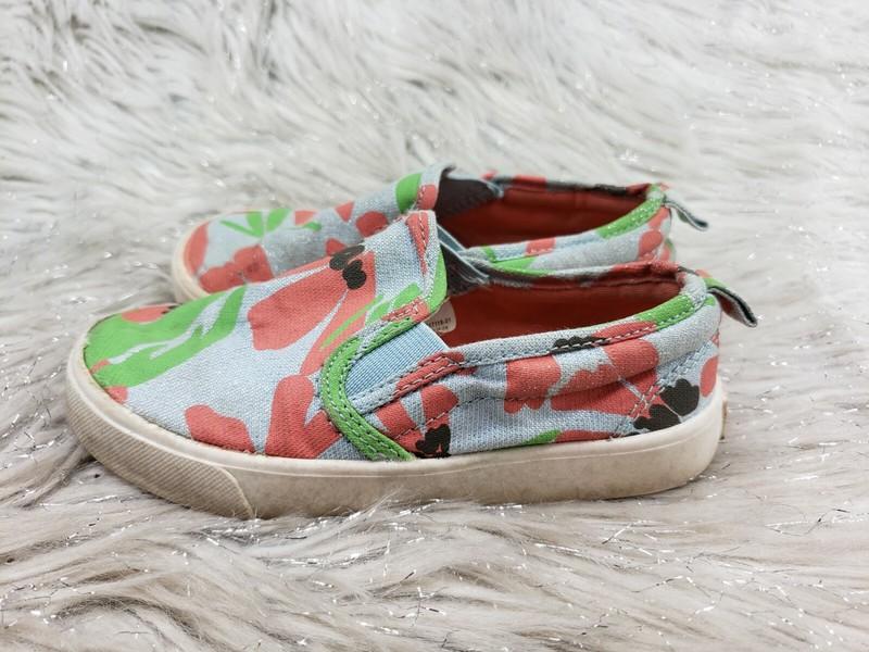 BABY GAP Blue Green Pink Slip On Casual Active Shoes Toddler Size 9