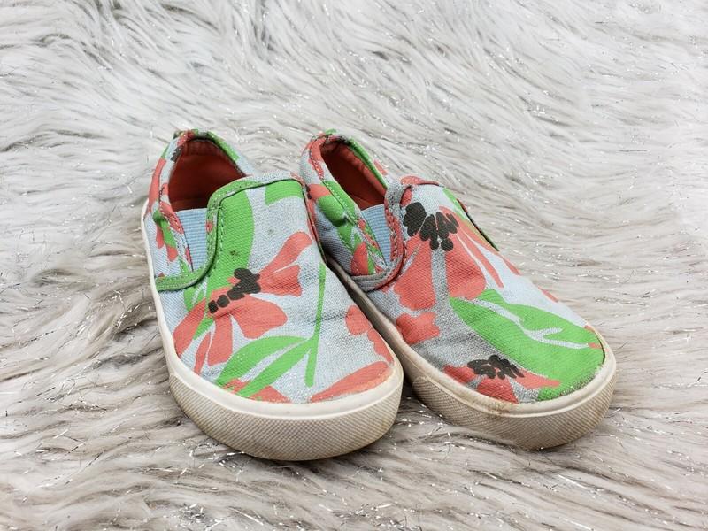 BABY GAP Blue Green Pink Slip On Casual Active Shoes Toddler Size 9