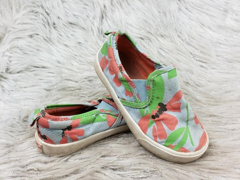BABY GAP Blue Green Pink Slip On Casual Active Shoes Toddler Size 9