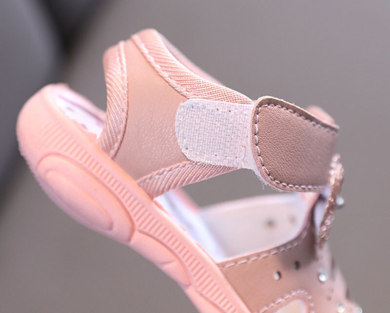 Baby Girl Casual Walking Sneaker Shoe Removeable Squeaker Infant Trainner Sandal