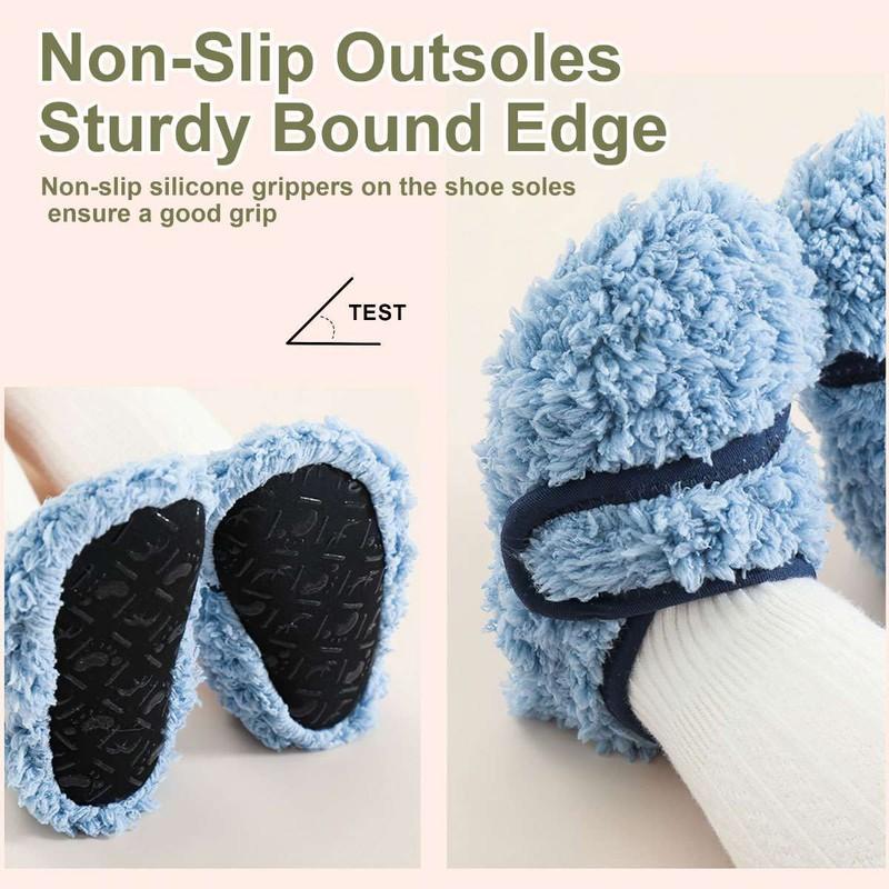 Baby Girls Boys Toddlers Soft Slippers Infants Grip Cotton Socks Winter Warm