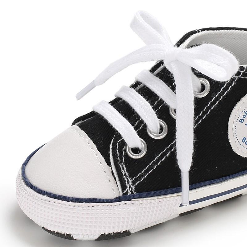 Baby Infant Classic Canvas Baby Shoes Boy/ Girl Soft Sole Size 0-18 Months