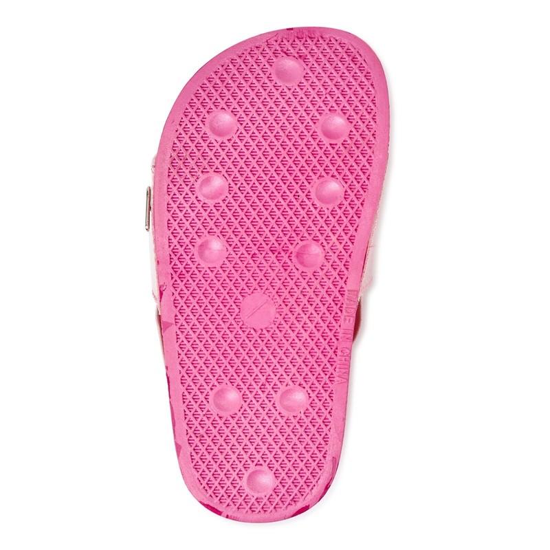 Baby Shark Sandals For Girls Size 9/10 Glitter Slides For Summer