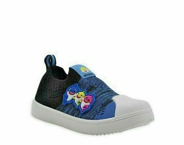 Baby Shark Slip On Shoes for Toddler Size 6 or 10 Bump Toe