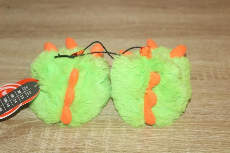 Baby Toddler Slippers Green Monster Claw Plush House Shoes