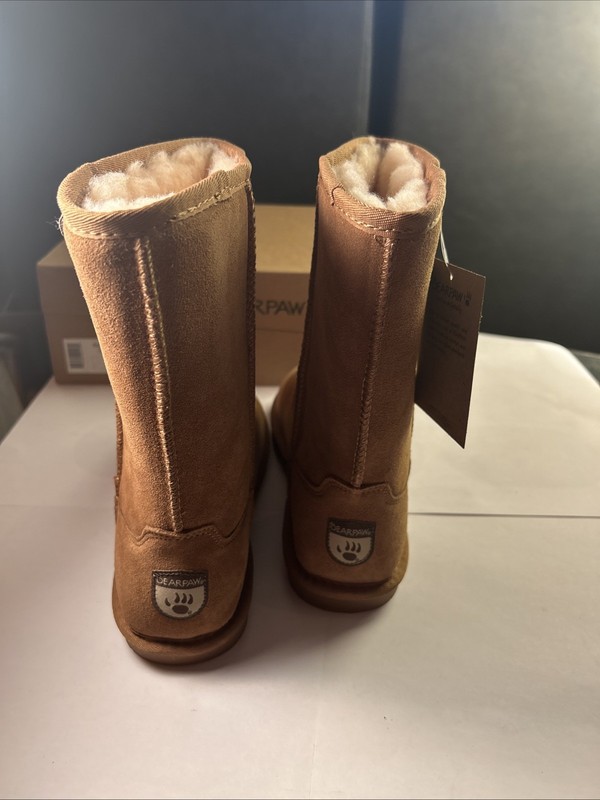 BEARPAW Emma Short Women's Classic Winter Slip On Boots Lightweight Size 11