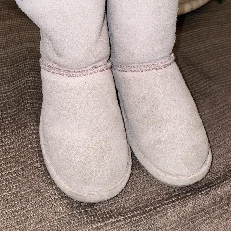 Bearpaw Pink Toddler Sz 12 Snow Bootie With Shearling Interior
