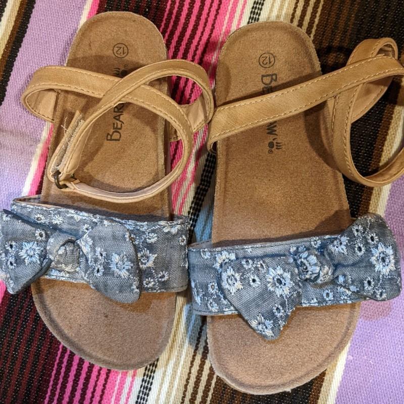 Bearpaw Strappy Sandals Kids Size 12