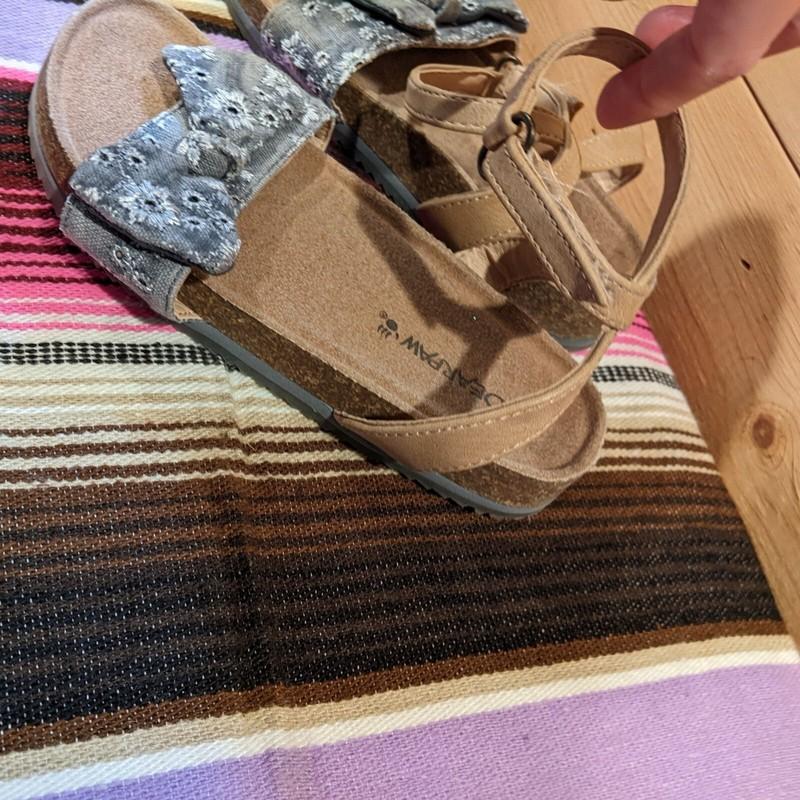 Bearpaw Strappy Sandals Kids Size 12